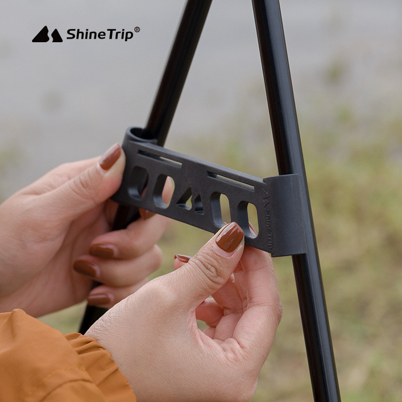 Camping Cooking Table - Shine Trip Outdoor Camping Triangle Shelf