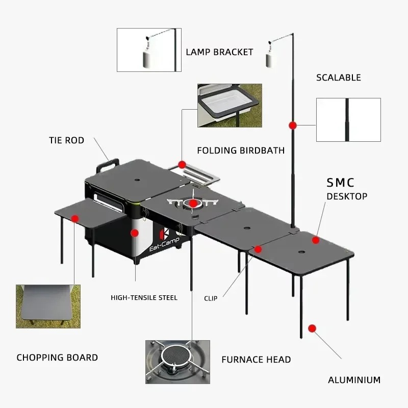 JWQ-007 High Quality Outdoor P - Quality Camping Cooking Set ulasan dan harga
