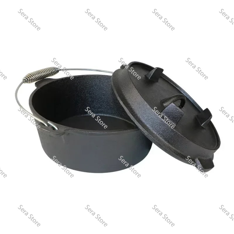 25cm Cast Iron Dutch Oven Camp - Camp Dutch Oven Cast ulasan dan harga
