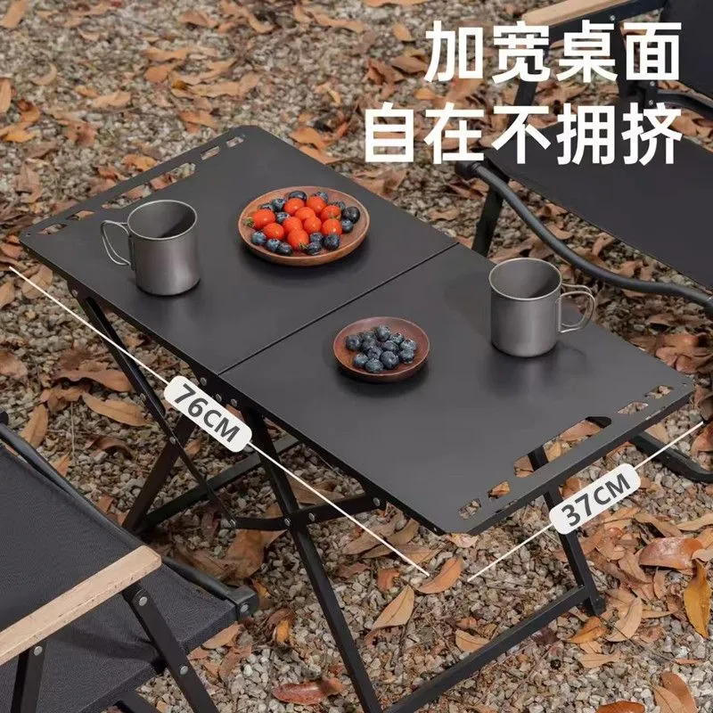 Foldable Portable Folding Camp - Camping Cooking Table ulasan dan harga