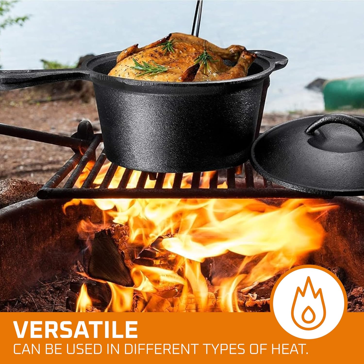 Camping Cooking Set Of 7. Pre  - Camp Dutch Oven Cast ulasan dan harga