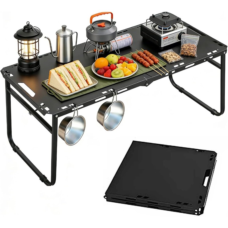 Camping Table Adjustable Foldi - Camping Cooking Table ulasan dan harga